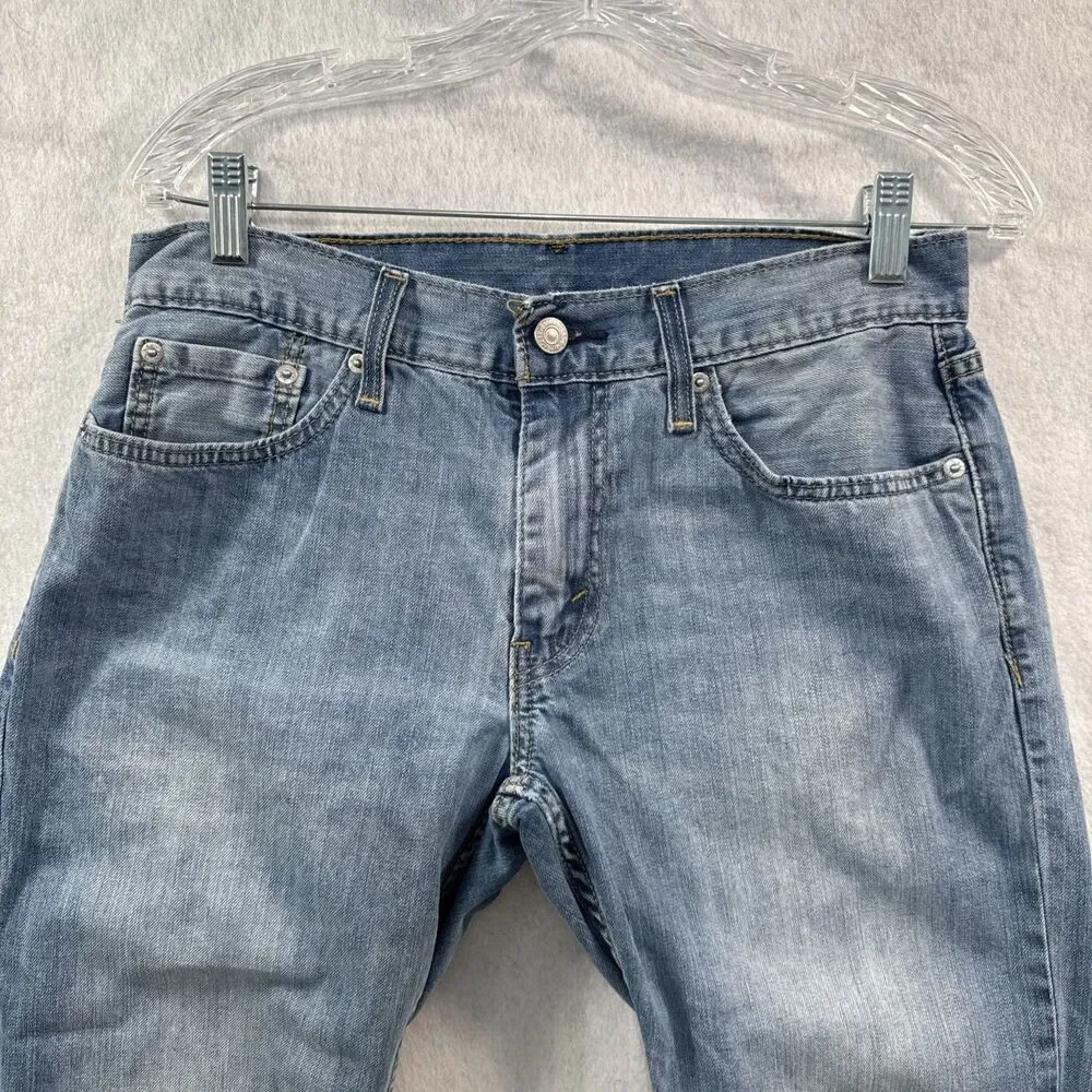 VTG Levis 559 Jeans Mens Size 30x30 Straight Leg Light Wash Red Tag